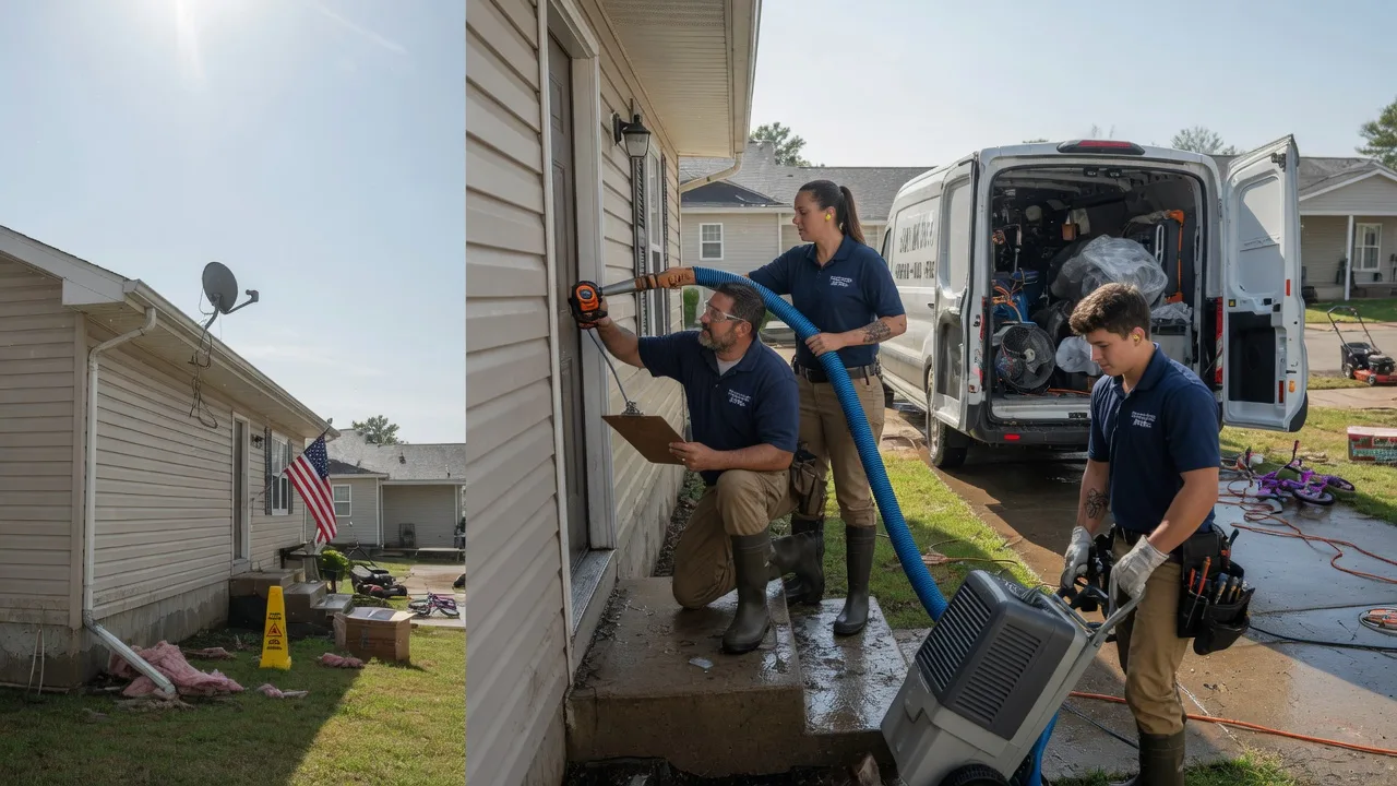 Ceiling Water Damage Restoration in Lebanon, WI near me